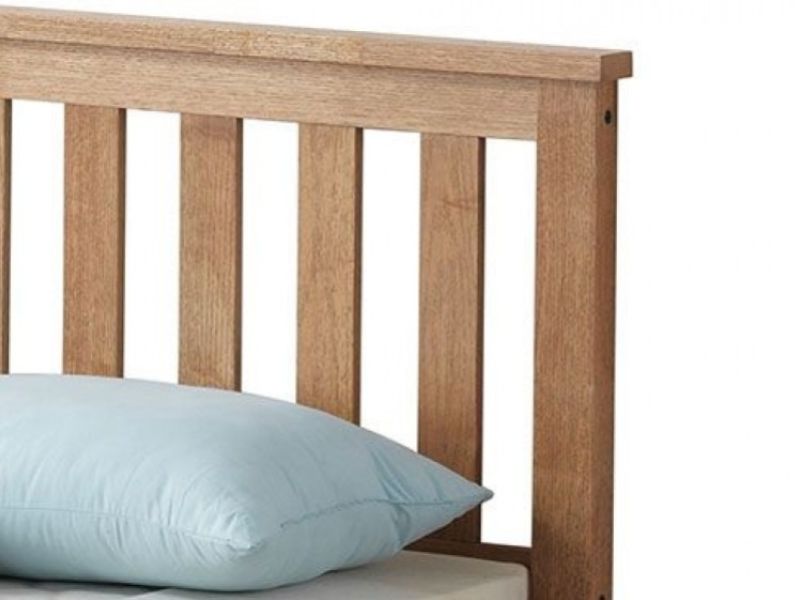 Sweet Dreams Conrad 4ft6 Double Oak Finish Wooden Bed Frame