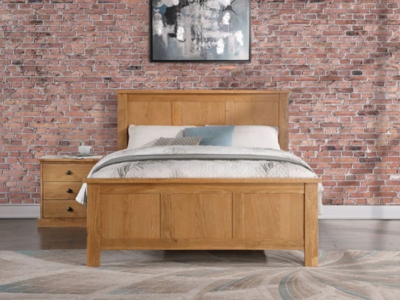 Sweet Dreams Kelly 4ft6 Double Oak Finish Bed Frame