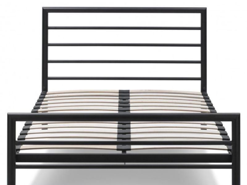 Bentley Designs Urban 4ft6 Double Matt Black Metal Bed Frame