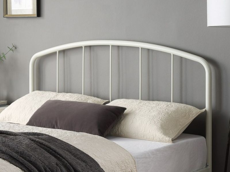 Sleep Design Belmont 3ft Single White Metal Bed Frame