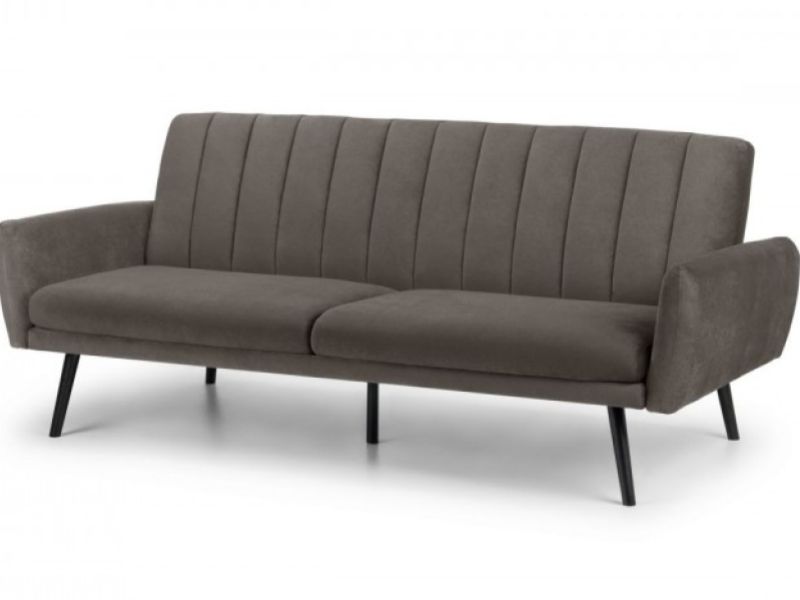 Julian Bowen Afina Sofa Bed In GreyVelvet