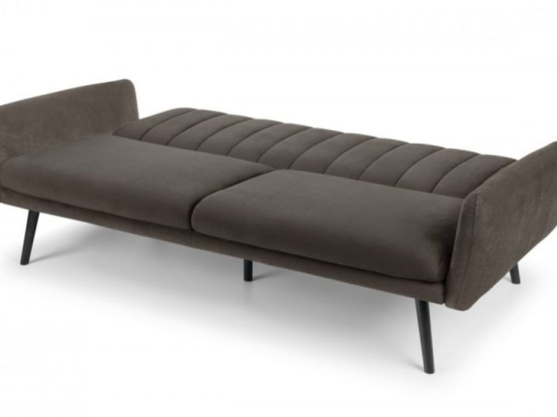 Julian Bowen Afina Sofa Bed In GreyVelvet