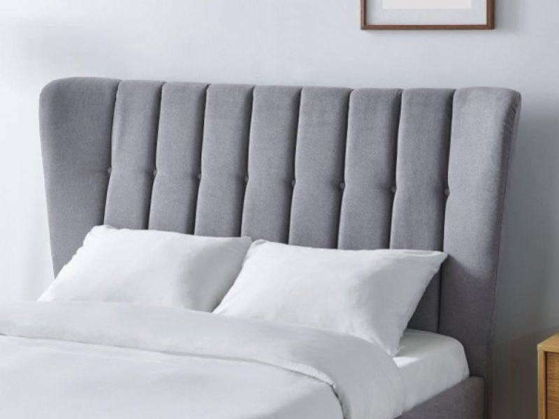 Limelight Tasya 4ft6 Double Light Grey Fabric Bed Frame