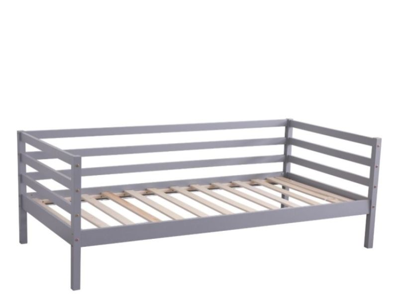 Flair Furnishings Cloud 3ft Single Grey Wooden Day Bed Frame