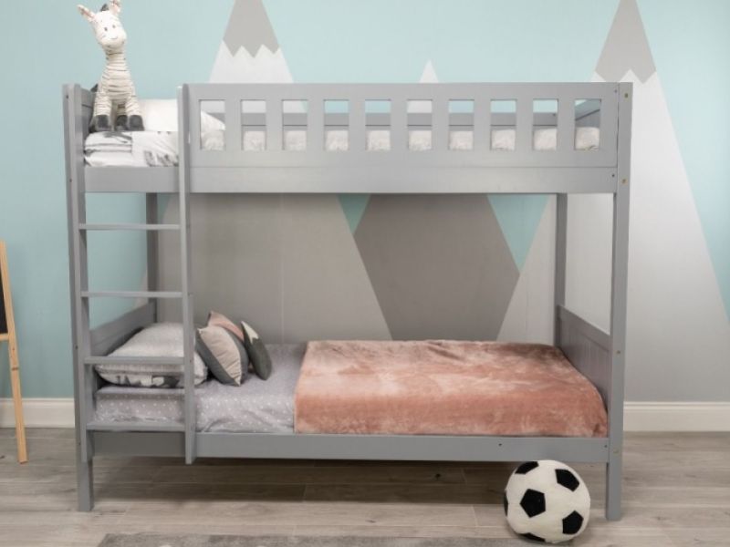 Flair Furnishings Louis Bunk Bed In Grey