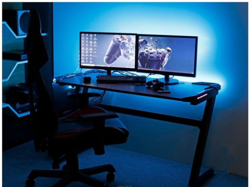 Flair Furnishings Power A LED Gaming Desk