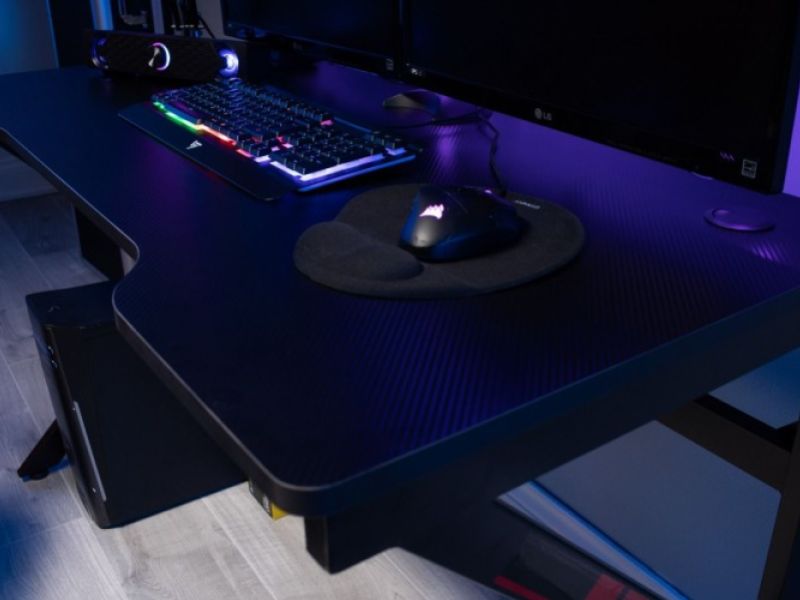 Flair Furnishings Power C Gaming Desk