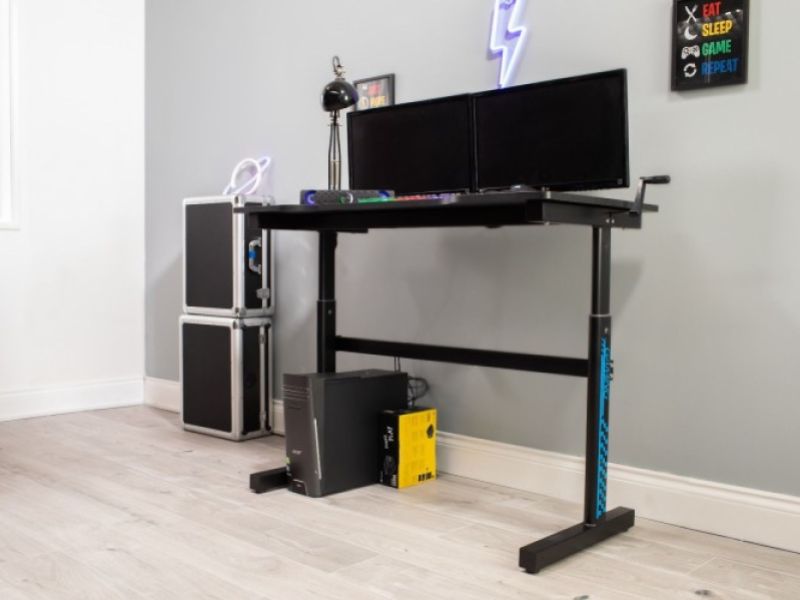 Flair Furnishings Power E Adjustable Height Gaming Desk