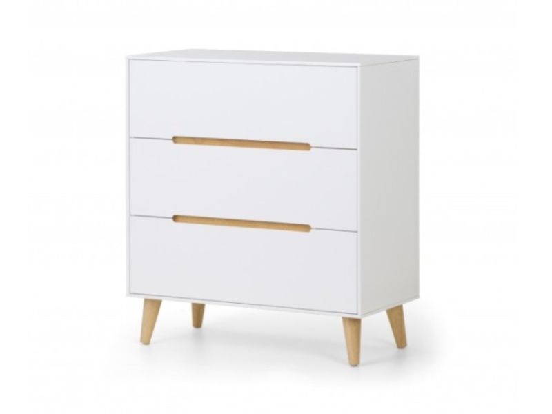 Julian Bowen Alicia White 3 Drawer Chest