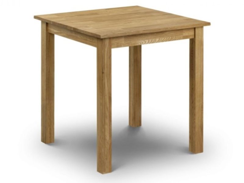 Julian Bowen Coxmoor Square Dining Table in American White Oak