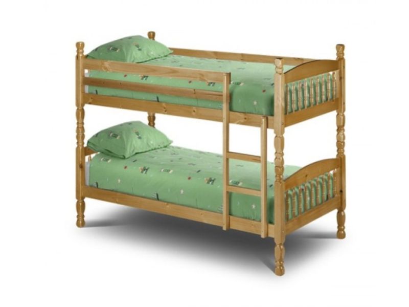 Julian Bowen Lincoln 2ft6 Small Single Pine Bunk Bed