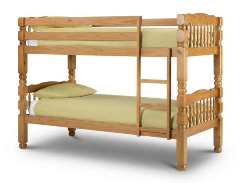 Julian Bowen Chunky Pine 3ft Childrens Bunk Bed