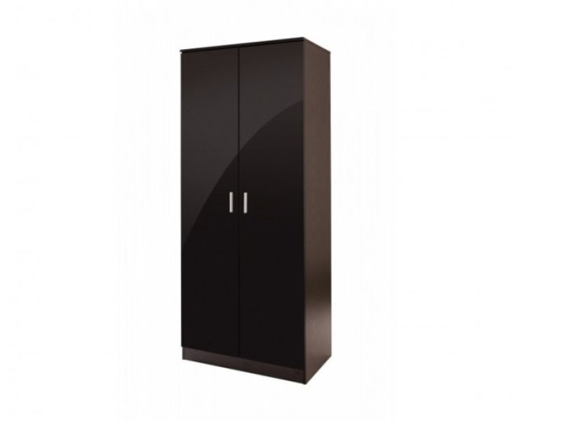 GFW Ottawa 2 Door Wardrobe In Black