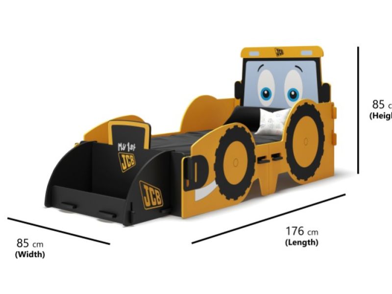 Kidsaw JCB Digger Junior Size Bed Frame