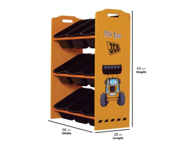 Kidsaw JCB 9 Bin Storage Unit