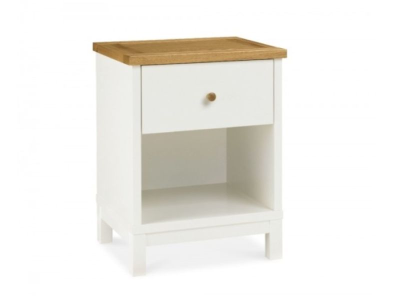 Bentley Designs Atlanta 2 Tone 1 Drawer Nightstand