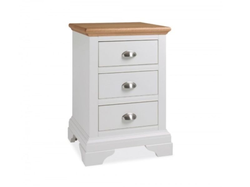 Bentley Designs Hampstead 2 Tone 3 Drawer Nightstand