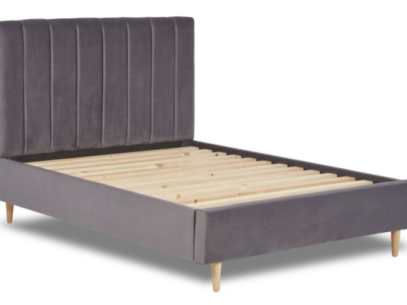 Serene Winchester 4ft Small Double Fabric Bed Frame (Choice Of Colours)