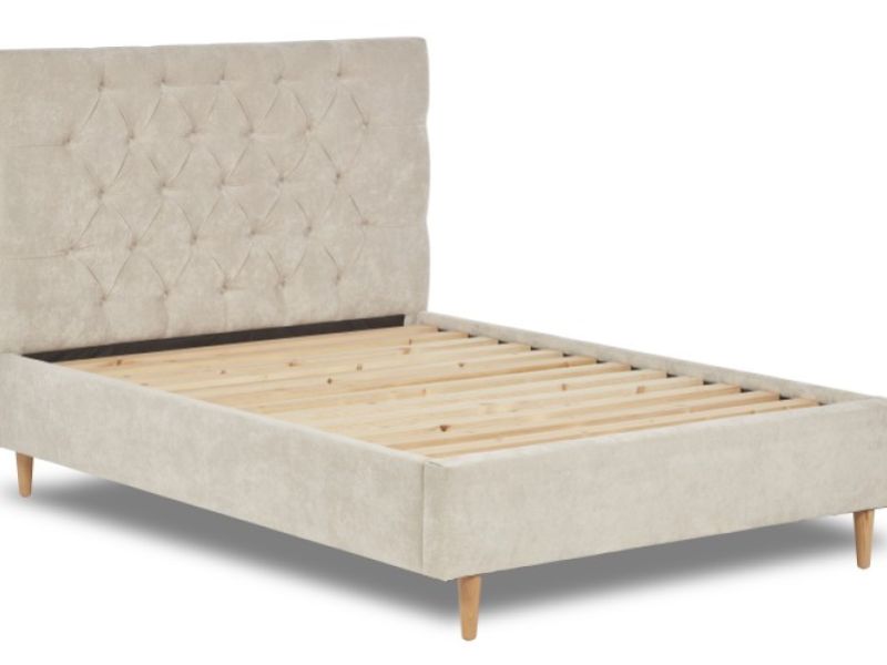 Serene Stirling 4ft6 Double Fabric Bed Frame (Choice Of Colours)