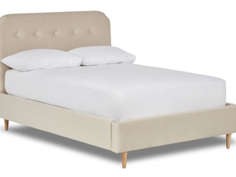 Serene Salford 4ft Small Double Fabric Bed Frame (Choice Of Colours)