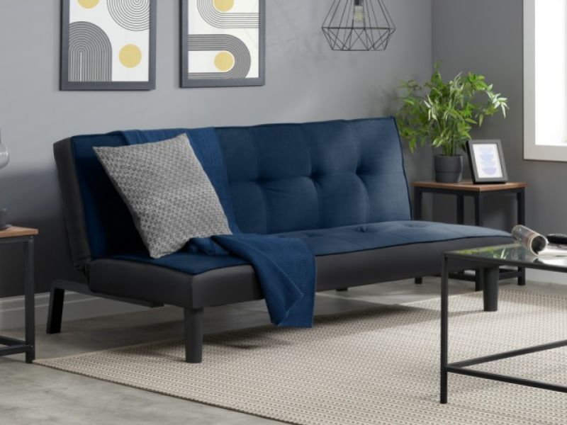 Birlea Aurora Midnight Blue Fabric Sofa Bed