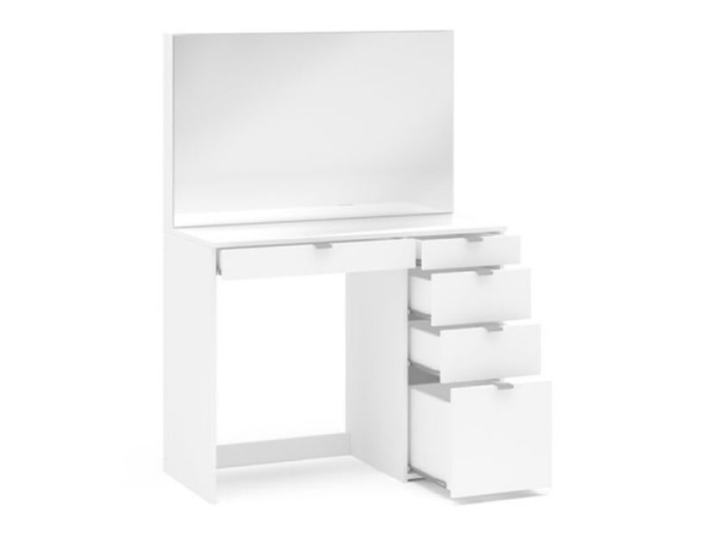 Birlea Ava White Dressing Table With Mirror