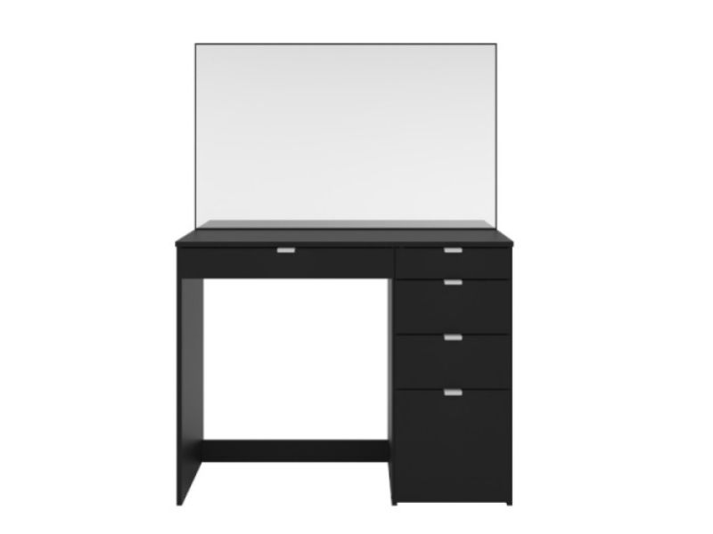 Birlea Ava Black Dressing Table With Mirror