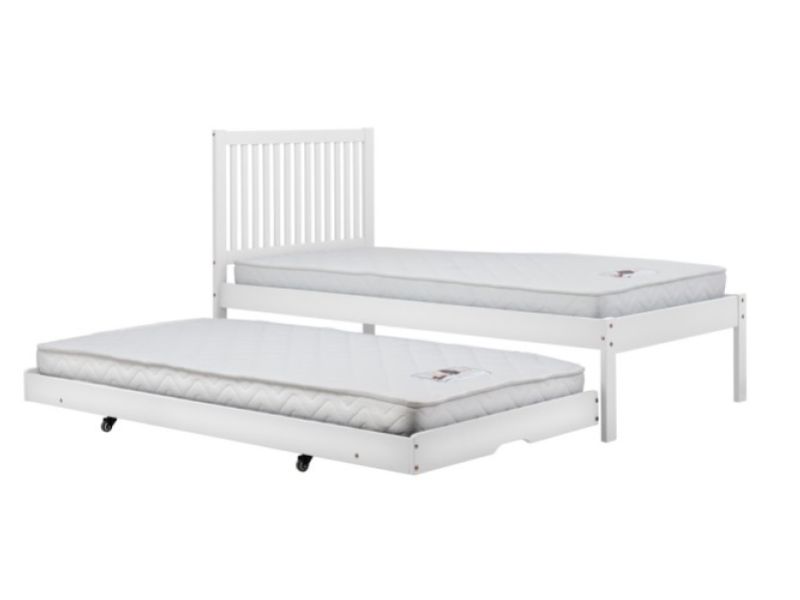 Birlea Buxton 3ft Single Wooden Guest Bed In White