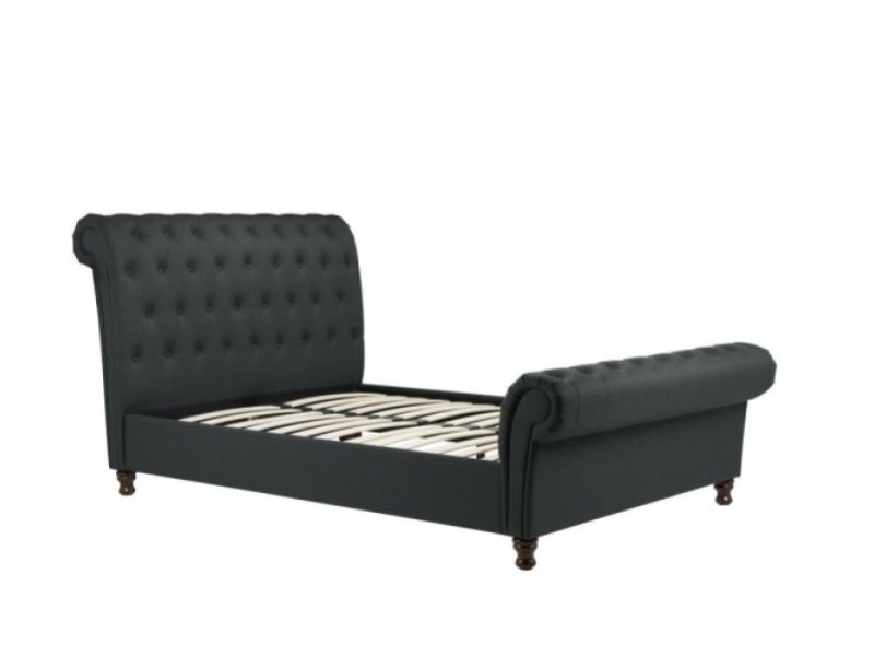 Birlea Castello 4ft6 Double Charcoal Fabric Bed Frame