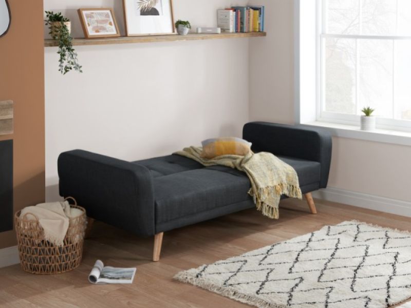 Birlea Farrow Large Grey Fabric Sofa Bed