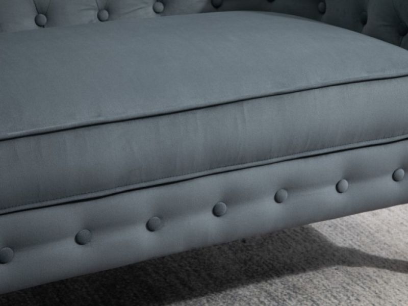 Birlea Freya 2 Seater Sofa In Grey Fabric