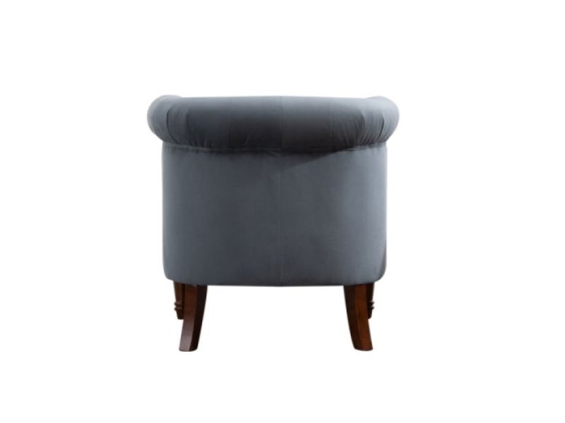 Birlea Freya Chair In Grey Fabric
