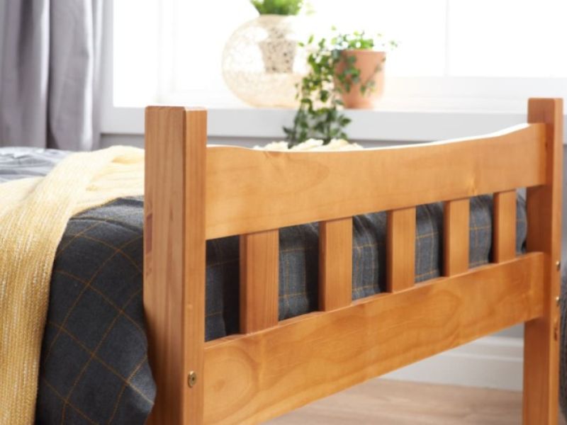 Birlea Miami 4ft Small Double Pine Wooden Bed Frame