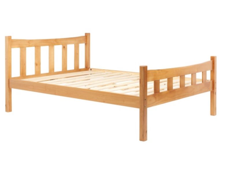 Birlea Miami 4ft Small Double Pine Wooden Bed Frame