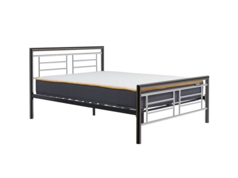 Birlea Montana Chrome and Nickel 5ft Kingsize Metal Bed Frame