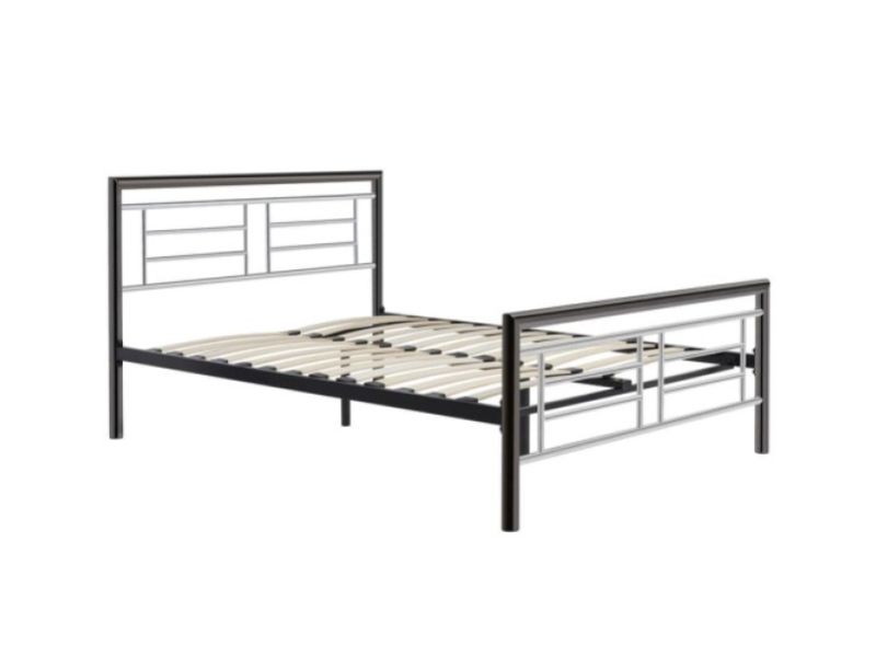 Birlea Montana Chrome and Nickel 5ft Kingsize Metal Bed Frame