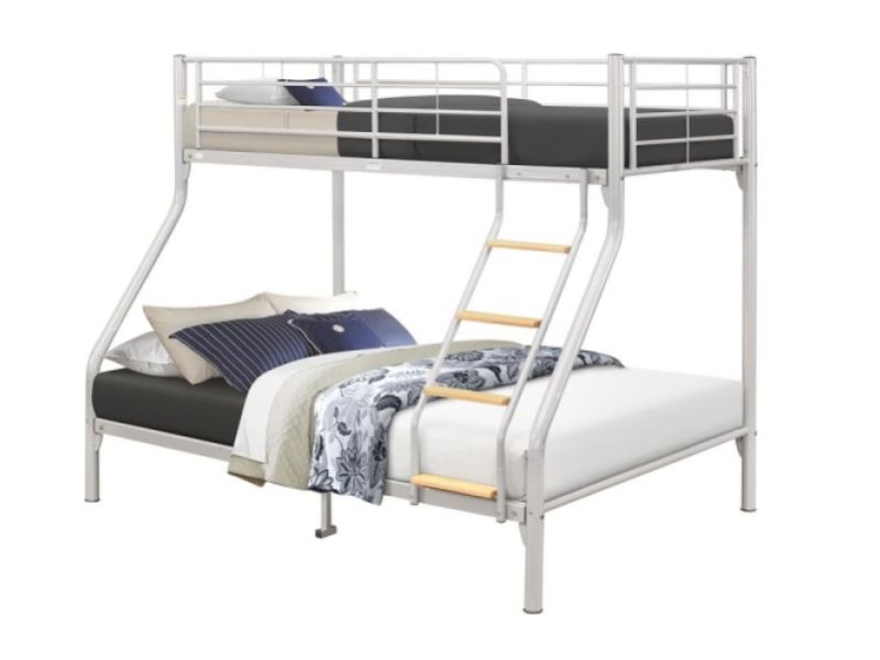 Birlea Nexus Silver Metal Triple Sleeper Bunk Bed