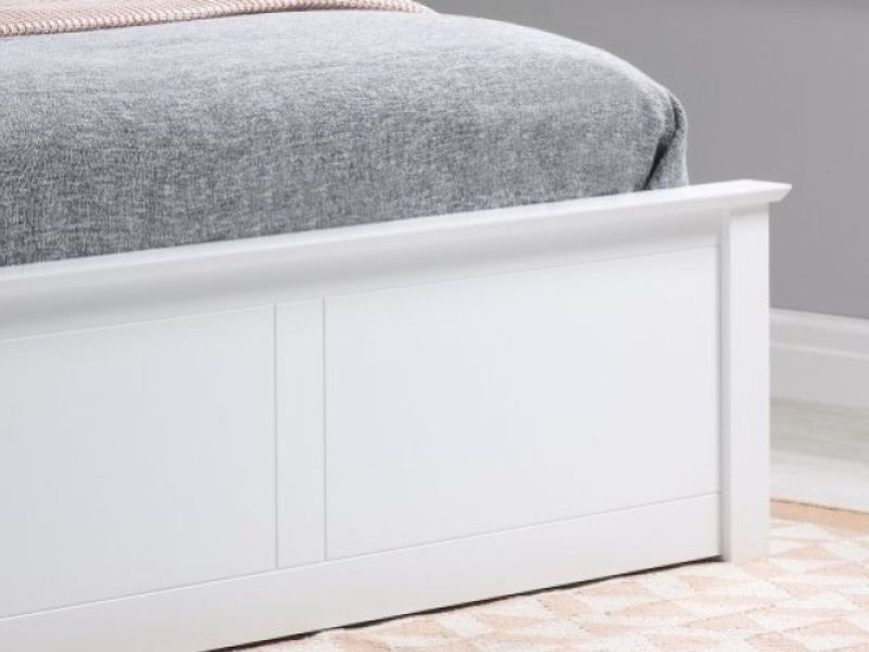 Birlea Phoenix 4ft Small Double White Ottoman Lift Wooden Bed Frame