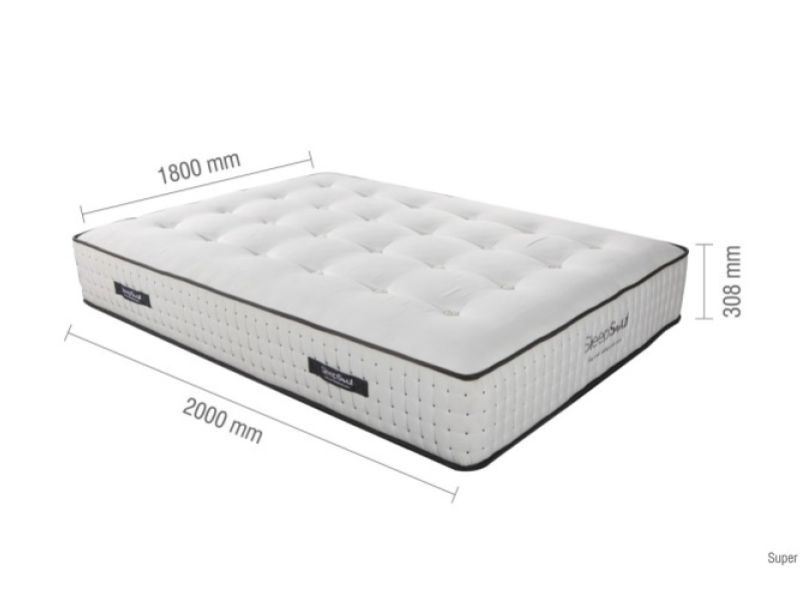Birlea Sleepsoul Harmony 1000 Pocket And Memory Foam 6ft Super Kingsize Mattress