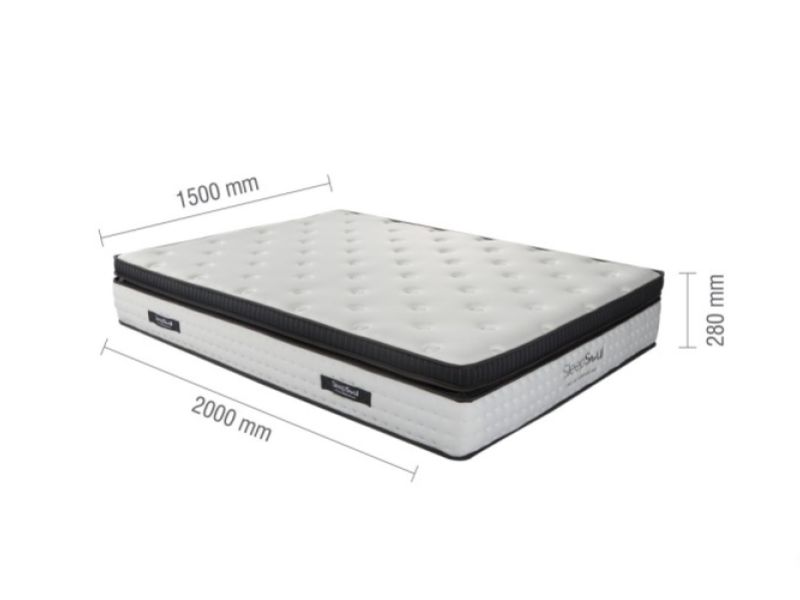 Birlea Sleepsoul Serenity 1000 Pocket And Memory Foam 5ft Kingsize Mattress