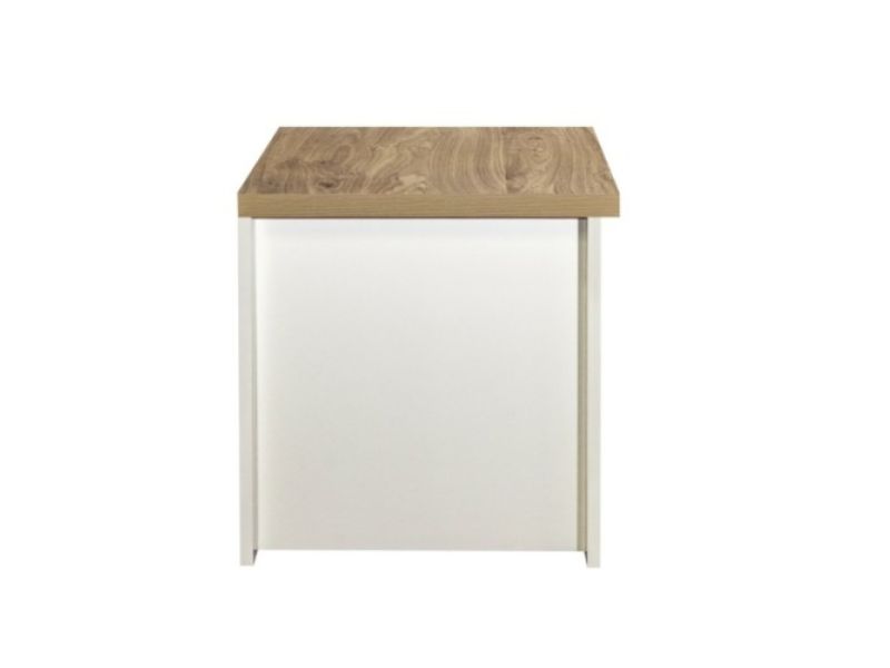 Birlea Highgate Cream And Oak Finish Lamp Table