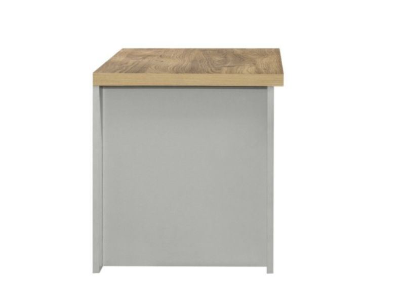 Birlea Highgate Grey And Oak Finish Lamp Table