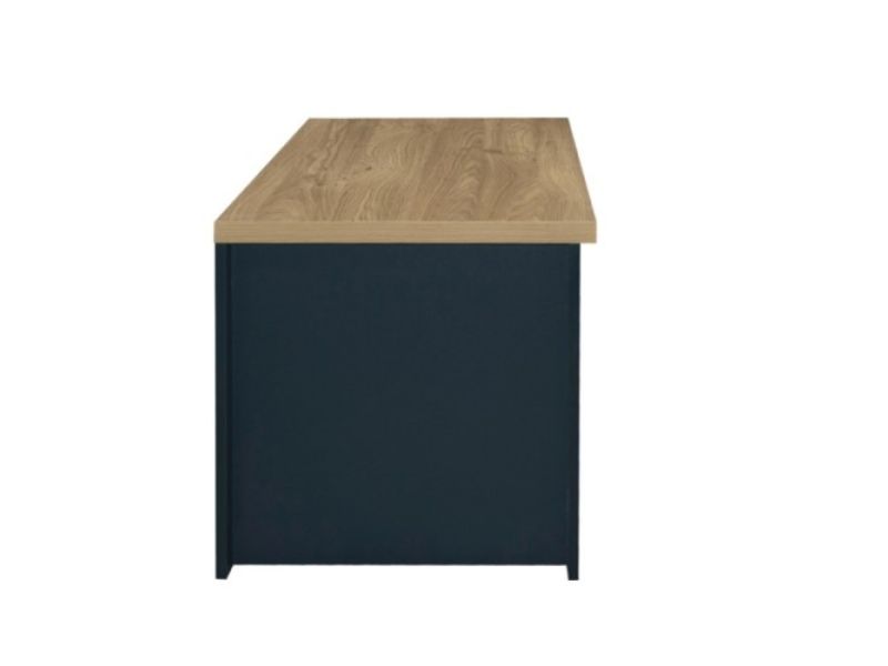 Birlea Highgate Navy Blue And Oak Finish 2 Drawer Coffee Table