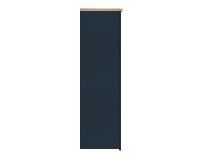 Birlea Highgate Navy Blue And Oak Finish 2 Door Wardrobe