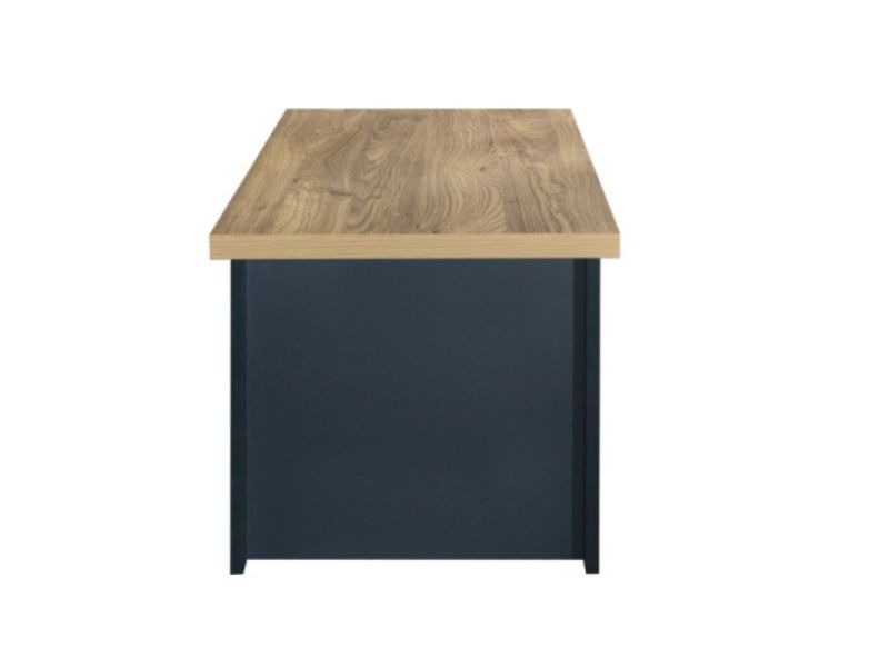 Birlea Highgate Navy Blue And Oak Finish Coffee Table