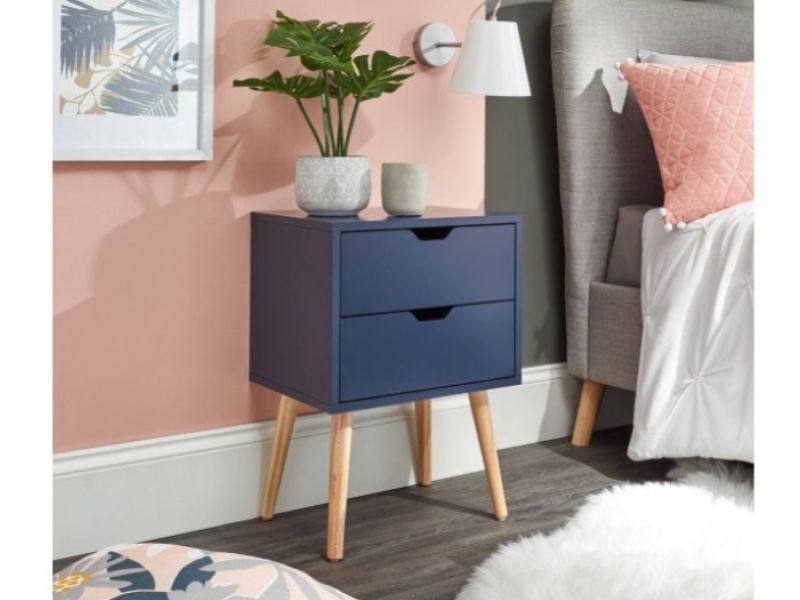 GFW Nyborg Bedside In Nightshadow Blue