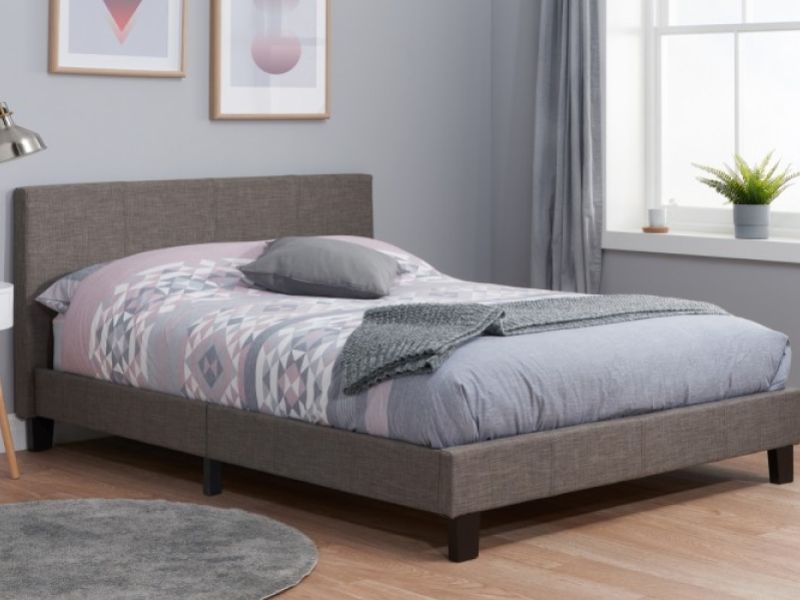 Birlea Berlin 4ft Small Double Grey Fabric Bed Frame