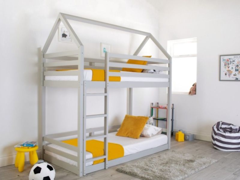 Flair Furnishings Play House Bunk Bed In Grey