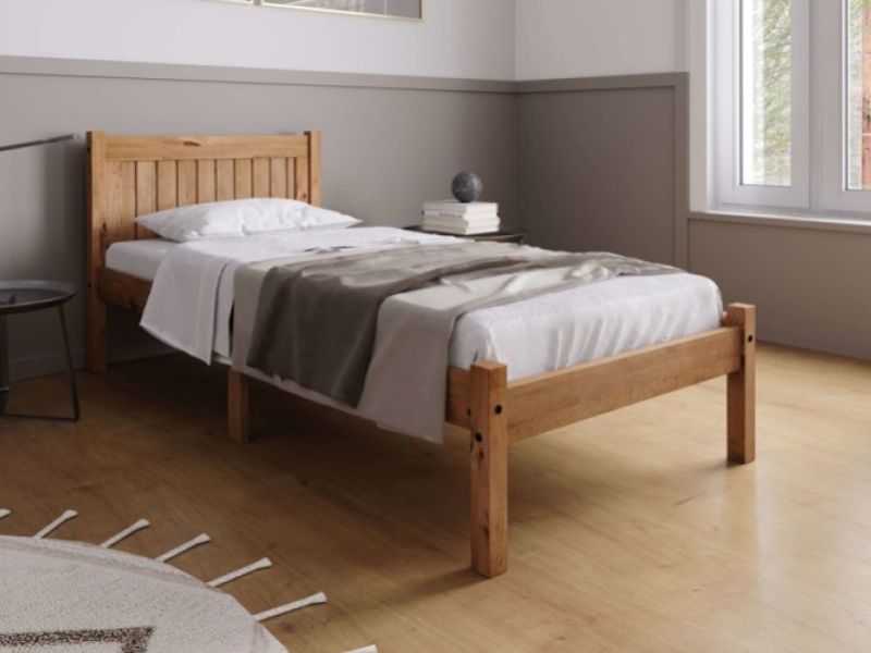 Birlea Rio 3ft Single Pine Wooden Bed Frame