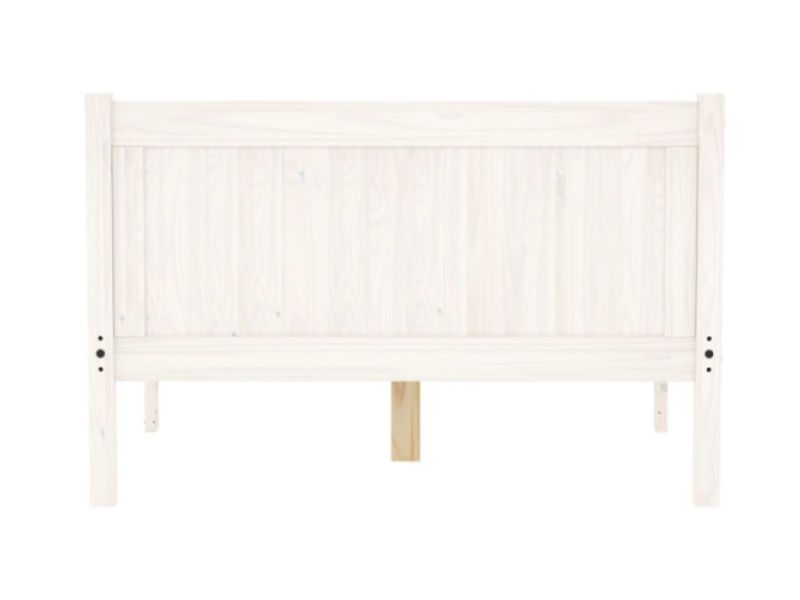 Birlea Rio 4ft6 Double White Washed Pine Wooden Bed Frame